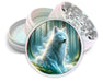 Wolf In A Mystical Forest Spice Grinder White Grinder