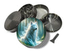 Wolf In A Mystical Forest Spice Grinder Grey Grinder