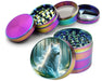 Wolf In A Mystical Forest Spice Grinder Rainbow Grinder