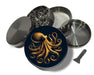 Vintage Golden Octopus Spice Grinder Grey Grinder