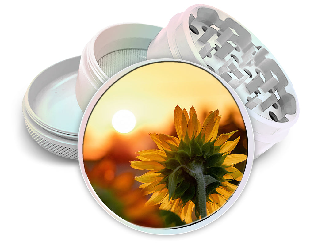 Sunflower Spice Grinder White Grinder