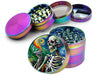 Skeleton Grinder Van Gogh Style Spice Grinder Rainbow Grinder