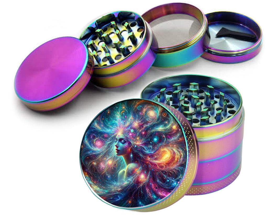 Cosmic Woman Spice Grinder Rainbow Grinder