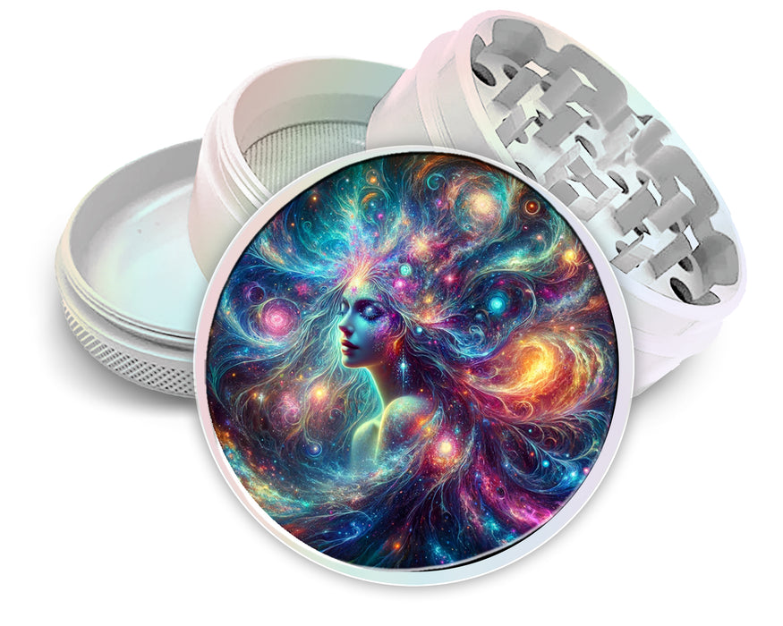 Cosmic Woman Spice Grinder White Grinder
