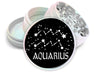 Aquarius, the Water Bearer Zodiac Birth Sign Spice Grinder White Grinder