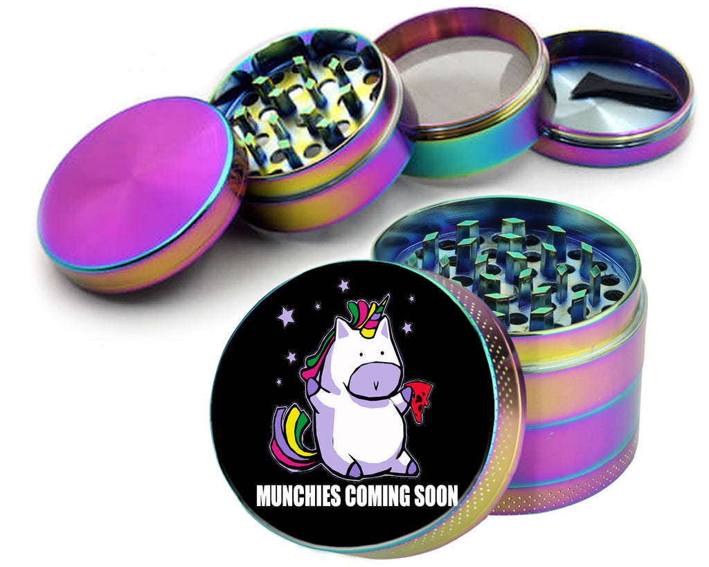 Unicorn Munchies Coming Soon Spice Grinder Rainbow Grinder
