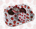 Strawberry Rolling Tray and Grinder Matching Set, Girly Grinder With Catcher, Best Gifts For Her, Strawberry Fields, Gift Box