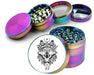 Native American Wolf Spice Grinder Rainbow Grinder