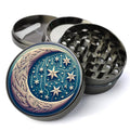 Crescent Moon and Stars Grinder, Lunar Grinder, Christmas Grinder, Magical Moon And Stars Grinder, Extra Large 5 Piece...