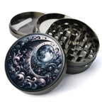 Whimsigoth Grinder, Crescent Moon Grinder, Gothic Grinder, Wiccan Herb Grinder, Steampunk Grinder, Futuristic Grinder,...