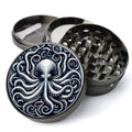 Octopus Grinder, Herb Grinder With Catcher, Kraken Grinder, Octopus Tentacles Grinders, Extra Large 5 Piece Grinder,...