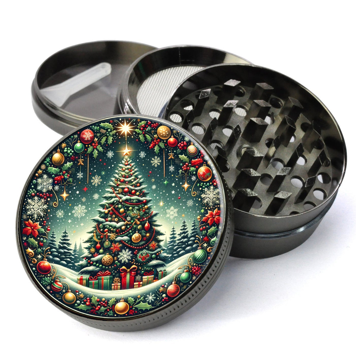 Christmas Tree Grinder, Holiday Grinder, Best Gifts, Winter Wonderland