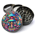 Your Highness Psychedelic Herb Grinder Trippy Grinder Mushroom Herb Grinder Cute Girly Grinder with Catcher Trippy...