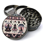 Whimsigoth Dark and Mystical Grinder, Pastel Shades, Extra Large 5 Piece Herb Grinder, Gift for Her Herb Grinde