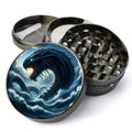 Leviathan Mythical Sea Monster, Mythological Sea Serpent, Extra Large 5 Piece Herb Grinder, Gift Herb Grinder