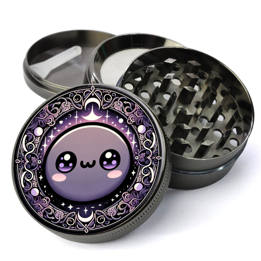 UWU Emote Grinder, Cute Grinder, Anime Grinder, Whimsigoth Grinder, Girly Grinder, Extra Large 5 Piece Grinder, Herb...