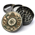 Vintage Compass Grinder, Retro Grinder, Compass, Extra Large 5 Piece Grinder, Herb Grinder With Catcher, Gift For Him,...