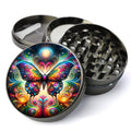 Psychedelic Magical Moth, Otherworldly Swirling Patterns, Mystical and Surreal Butterfly, Extra Large 5 Piece Spice Herb...