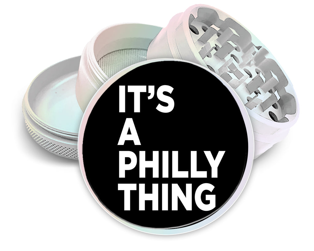It's A Philly Thing  Spice Grinder White Grinder