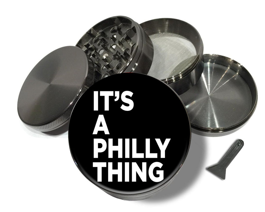 It's A Philly Thing  Spice Grinder Grey Grinder