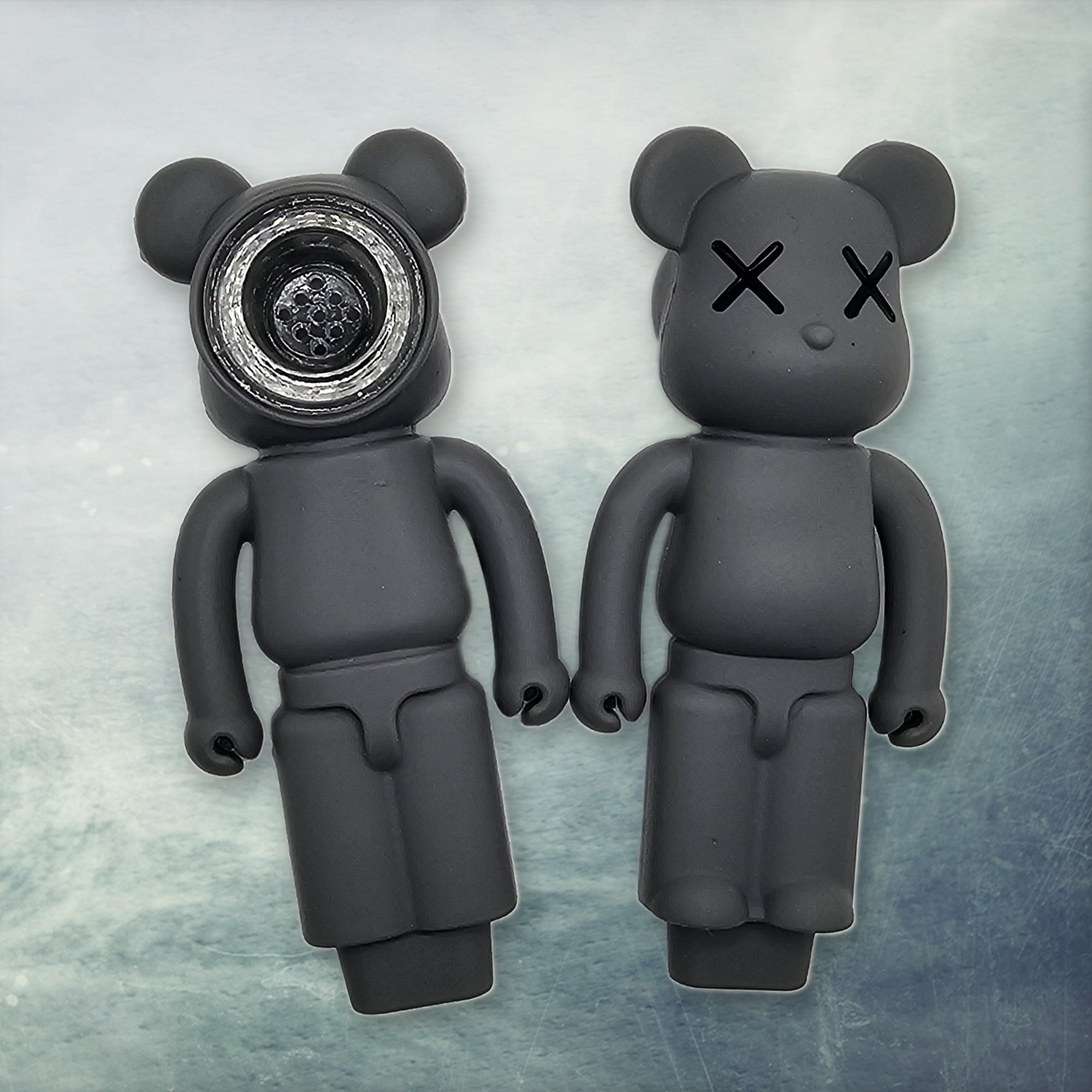 Urban Graffiti Bear Silicone Novelty Tube - X-Eyes Design, 4.5