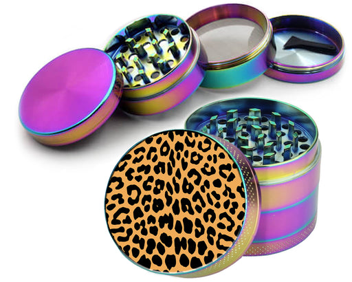Leopard Print Spice Grinder Rainbow Grinder