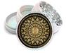 Mandala Grinder Black And Gold Spice Grinder White Grinder