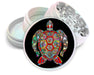 Colorful Sea Turtle Mandala Spice Grinder White Grinder