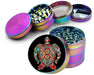Colorful Sea Turtle Mandala Spice Grinder Rainbow Grinder