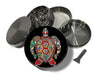 Colorful Sea Turtle Mandala Spice Grinder Grey Grinder