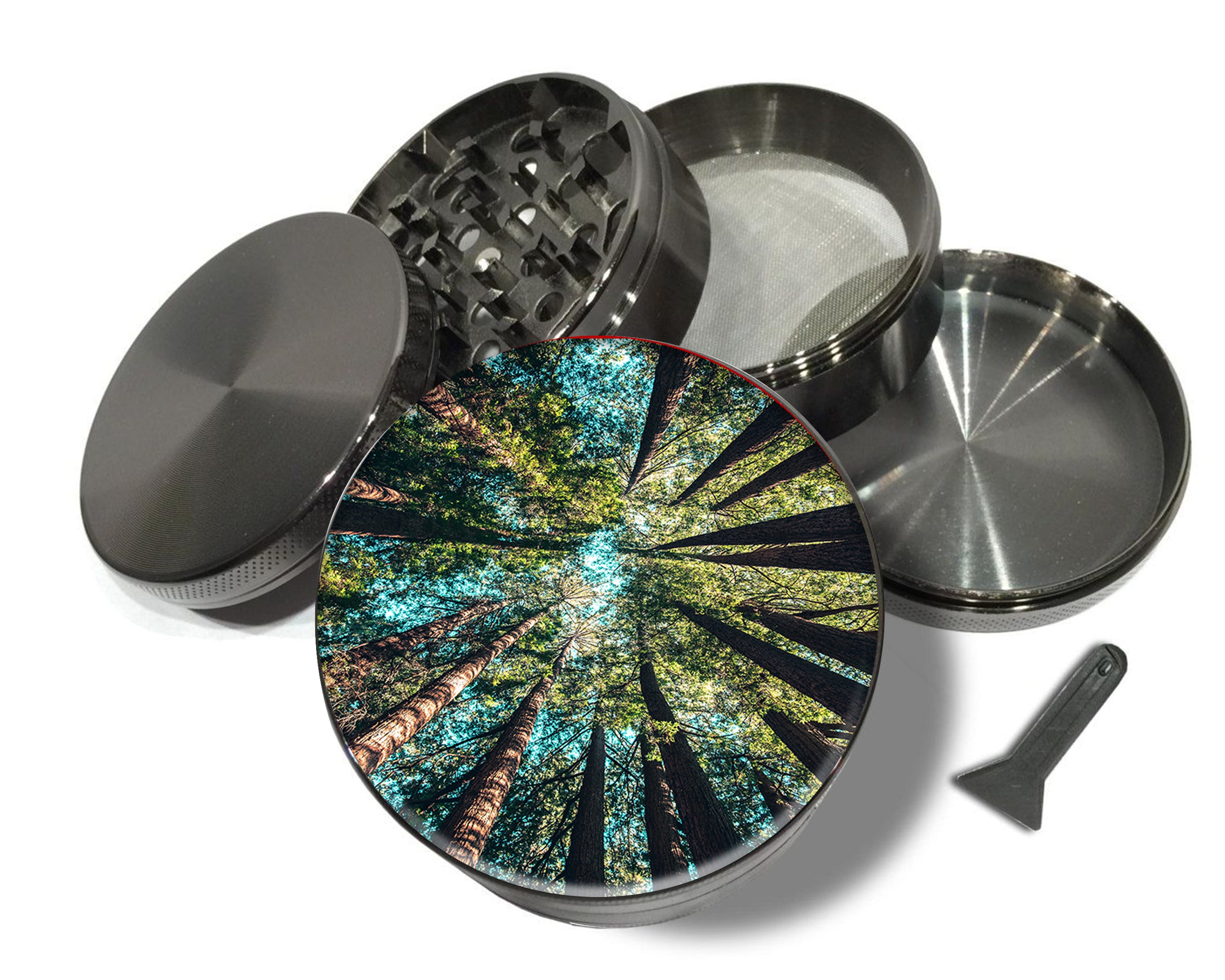 Trees Forest Spice Grinder Grey Grinder