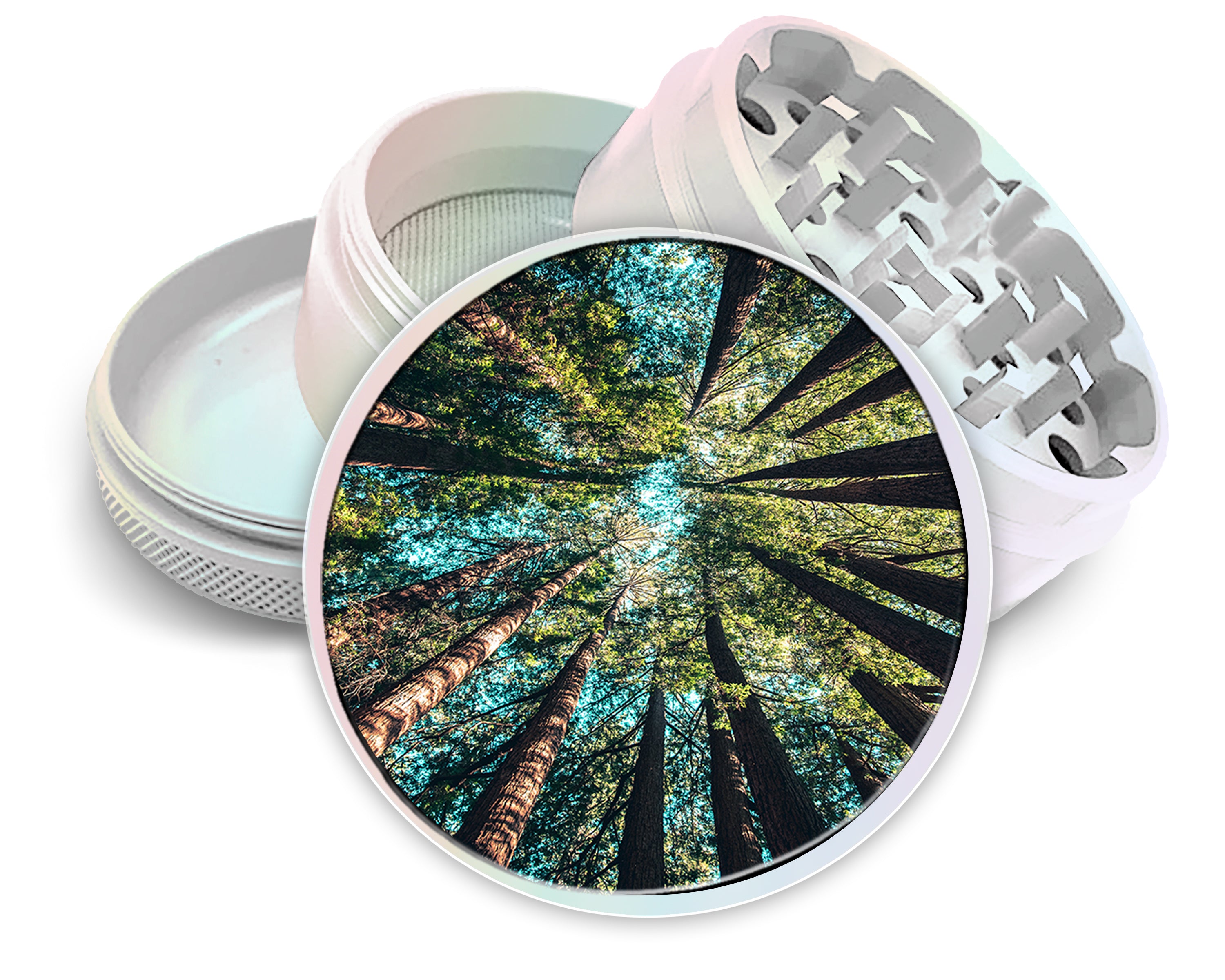 Trees Forest Spice Grinder White Grinder