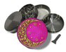 Girly Pink Crescent Moon and Stars Spice Grinder Grey Grinder