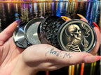 Skeleton Grinder, Skeleton Herb Grinder, Skeleton Grinder with Catcher, Custom Skeleton, Extra Large Herb Grinder