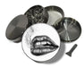 Lips Pencil Drawing Spice Grinder Grey Grinder