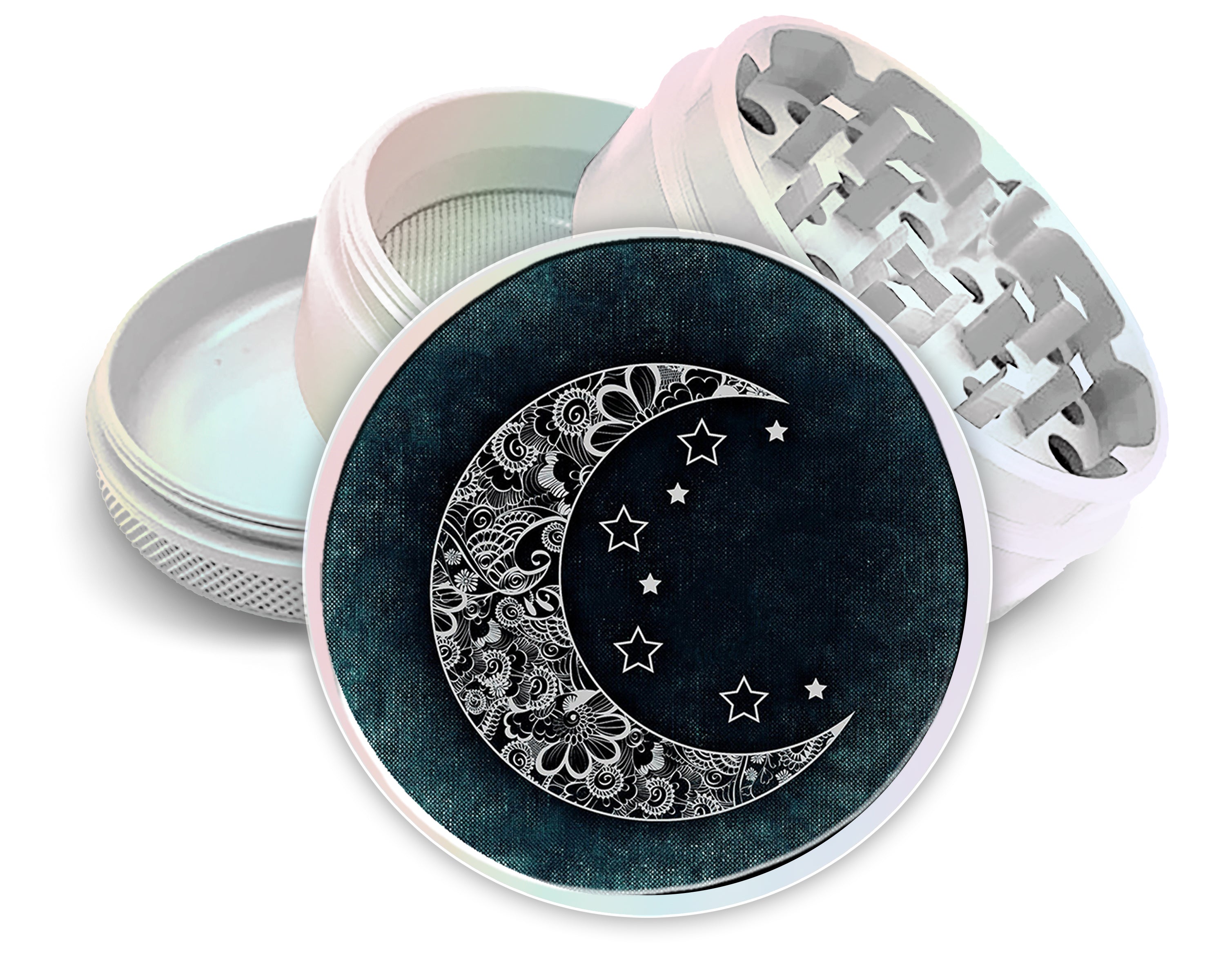 Blue Moon Lunar Spice Grinder White Grinder