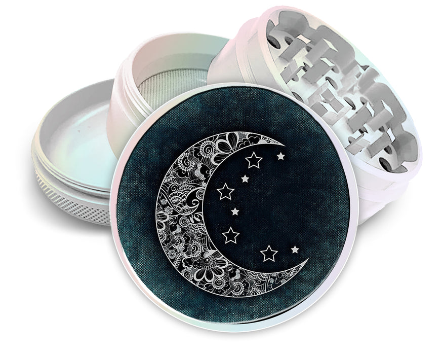 Blue Moon Lunar Spice Grinder White Grinder