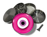 Pink Evil Eye Nazar Amulet Spice Grinder Grey Grinder