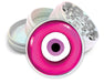 Pink Evil Eye Nazar Amulet Spice Grinder White Grinder