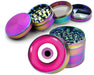 Pink Evil Eye Nazar Amulet Spice Grinder Rainbow Grinder