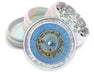 Astrological Zodiac Signs Clock Spice Grinder White Grinder