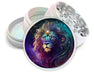 Lion Leo Gift Astrology Spice Grinder White Grinder