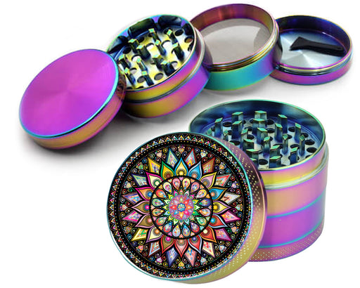 Mandala Trippy  Spice Grinder Rainbow Grinder
