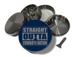Straight Outta Cowboys Nation Spice Grinder Grey Grinder