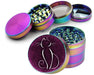 Purple Cat Lover Spice Grinder Rainbow Grinder