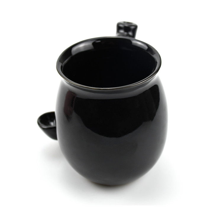 Sip N' Sesh Ceramic Mug and Pipe | Pipe Mug For Coffee, Tea and Dry Herb