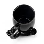 Sip N' Sesh Ceramic Mug and Pipe | Pipe Mug For Coffee, Tea and Dry Herb