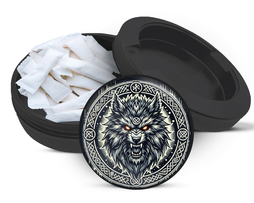 Zyn Storage Case Giant Norse Wolf Fenrir Black