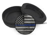 Snus Storage Case Flag Thin Blue Line Black