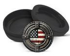 Snus Storage Case American Flag Black